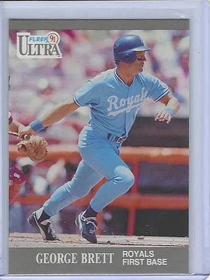 GEORGE BRETT  "HOF"   1991  FLEER ULTRA   #144   ROYALS / FREE SHIP - Image 1 of 2
