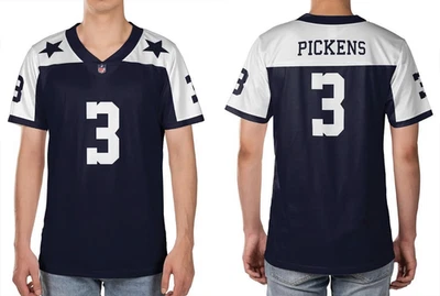 Jersey Colección George #3 Pickens Cuello en V Talla Completa S a 5XL TMB6634 Foto 1 de 2