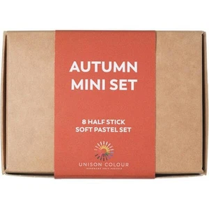 Unison Colour Artists Hand Made Soft Pastels Autumn Colour Mini Set 8pc - Picture 1 of 4