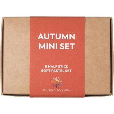 Unison Colour Artists Hand Made Soft Pastels Autumn Colour Mini Set 8pc - Image 1 of 4