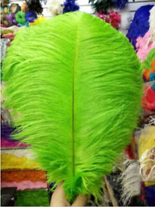 Wholesale 10/50/100pcs High Quality Natural OSTRICH FEATHERS 6-24'inch/15-60cm