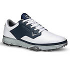 Callaway Golf Mens 2024 Mission Spiked Waterproof Leather Comfort Golf Shoes