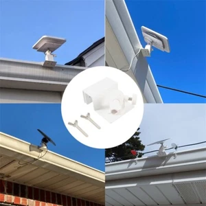 New White Solar Panel Gutter Mount Aluminum alloy RV Camping Accessories - Picture 1 of 10