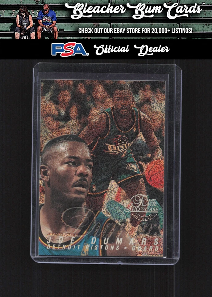 1996-97 Flair Showcase 65 Joe Dumars Flair Showcase Row 0 - Image 1 of 2
