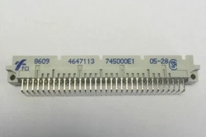 64-WAY DIN 41612 RIGHT ANGLE CONNECTOR FCI NEW - Picture 1 of 2