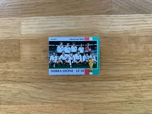 SIERRA LEONE 1990 MNH FOOTBALL WORLD CUP SQUAD ITALIA 90 AUSTRIA - Picture 1 of 1