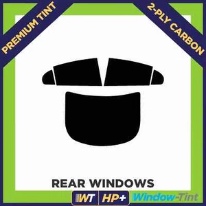 For Jaguar XF 4-Door Berlina 08-15 Carbon Pre Cut Window Tint 35% Light 2-ply - Picture 1 of 10