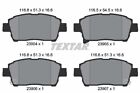 Fits Textar 2390401 Brake Pads /Rh/F/Corolla 02-,Iq 09-  Uk Stock