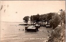 1919 Postcard Storm Lake Iowa Chautauqua Point Real Photo RPPC J32