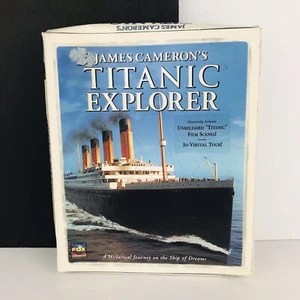 James Cameron's Titanic Explorer (Windows/Mac, 1997) NEU versiegelt / Box beschädigt - Bild 1 von 8