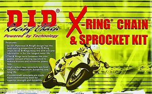 KAWASAKI ZX-6R ZX-6RR 2003-2004 DID CHAIN AND SPROCKETS KIT *Premium Steel Kit - Foto 1 di 4