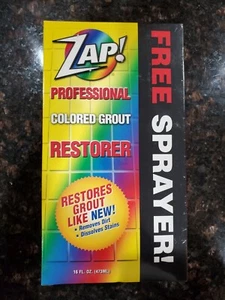 Zap Professional Colored Grout Restorer Grout To Original 16FL OZ  - Picture 1 of 4
