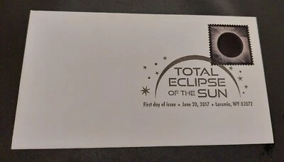 NM+ USPS Postal Envelope 1st Day of Issue Postmark Total Eclipse Of The Sun 2017 - Image 1 of 3