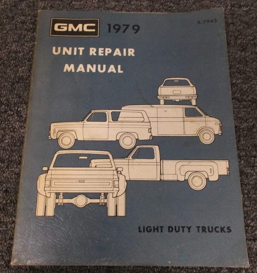 GMC Sierra Truck K1500 K2500 K3500 1979 unidad de servicio de fábrica manual de reparación Foto 1 de 1