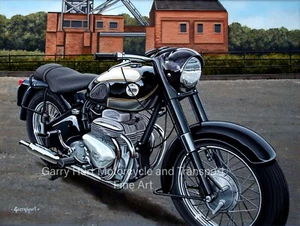 Ariel Square Four 997cc Moto A3 Taglia Edizione Limitata Stampa - Foto 1 di 1