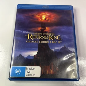 THE LORD OF THE RINGS RETURN OF THE KING EXTENDED EDITION BLU RAY - Picture 1 of 8