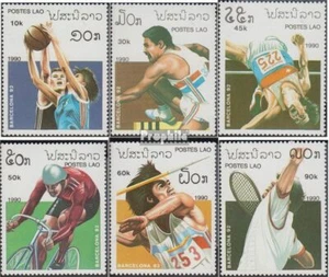 Laos 1193-1198 (complete issue) mint/MNH 1990 Olympische Sommerspiele ´92 - Picture 1 of 1
