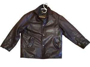 Blouson veste cuir REDSKINS vintage dlg Schoot Chevignon Perfecto taille M XL - Imagen 1 de 8