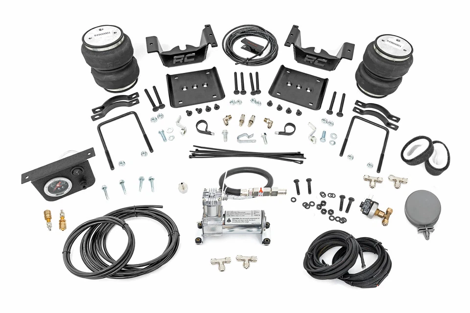 Kit de sobrecarga de resorte de aire Rough Country con compresor Chevy/GMC 1500 07-18 Foto 1 de 1