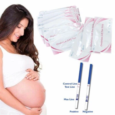 5/10/20pcs Private LH Ovulation Test Strip Predictor Fertility Kit Stick Simple - Image 1 of 4