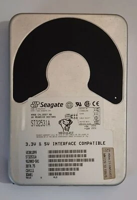 Seagate ST32531A IDE Festplatte (2557MB, 2.5GB, retro, 1997) - Bild 1 von 3