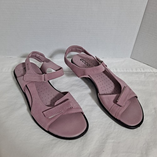 Scarpe Ecco donna EU 40 sandali lavanda rosa slingback pelle regolabili comode