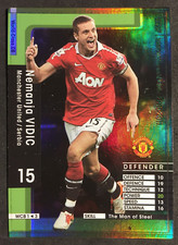 2010-11 Panini WCCF World Class Nemanja Vidic Manchester United refractor card