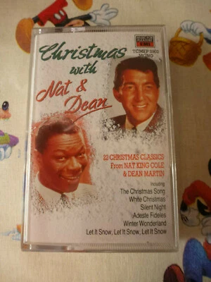 CHRISTMAS WITH NAT KING COLE & DEAN MARTIN ORIGINAL 1990 EMI AUDIO CASSETTE ALBU - Image 1 of 4