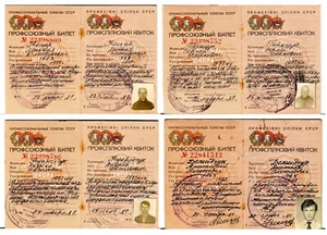 Original Soviet Russia USSR Trade Union Document Kolokhoz Revolutionary Thalmann - Foto 1 di 17