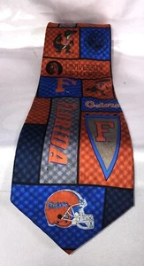 Florida Gators Neck Tie Silk Blue Orange Made by Eagle Neckwear - Picture 1 of 6