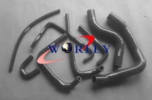 Black silicone radiator heater hose for Montero 3.0 gas 1991-1996 - Imagen 1 de 3