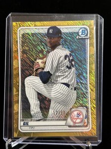 2020 Bowman Chrome Prospects Gold Shimmer Refractor 10/50 Luis Gil #BCP-132