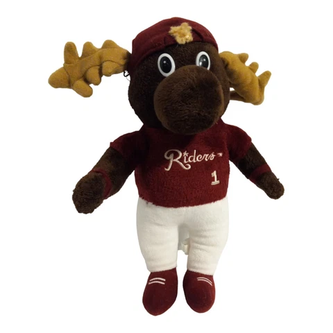 Frisco RoughRiders Minor League Baseball MiLB Bull Moose Mascot Plush Toy Cover