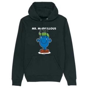 Mr Men Pullover Hoodie Mr. Marvellous Organic Cotton Long Sleeve Kids Top Hoody - Picture 1 of 13
