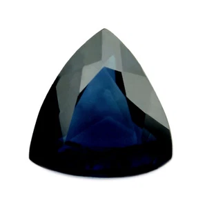 Certified 2.03ct Natural Blue Sapphire VS Clarity Madagascar Trillion 8.2x7.8 mm - Picture 1 of 5