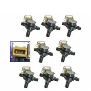 Ignition Coils Short Design Kit Set of 8 For 03-05 Range Rover Sport Utility - Picture 1 of 6