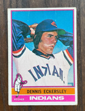 1976 Topps DENNIS ECKERSLEY RC Rookie Card #98 Cleveland Indians