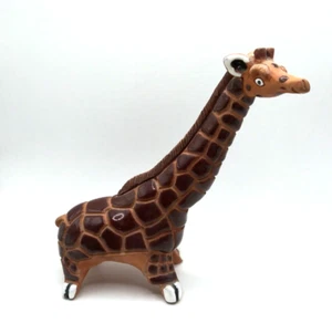 Casals Peru Terracotta Pottery Long Neck Giraffe Figurine Vintage 6" tall - Picture 1 of 7