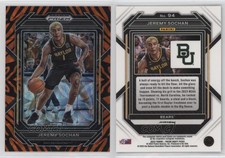2023-24 Panini Prizm Draft Picks Choice Tiger Stripe Prizm Jeremy Sochan #94