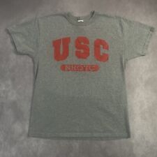 Russell Athletic USC Trojans NROTC Graphic Logo Shirt Size Medium Vintage Y2K