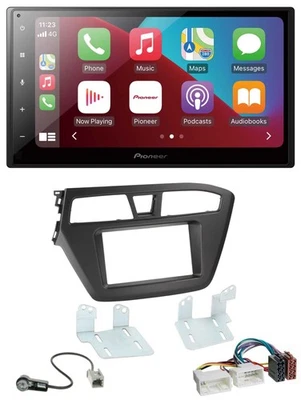 Pioneer USB MP3 DAB 2DIN Bluetooth Autoradio für Hyundai i20 (2014-2020) - Bild 1 von 4