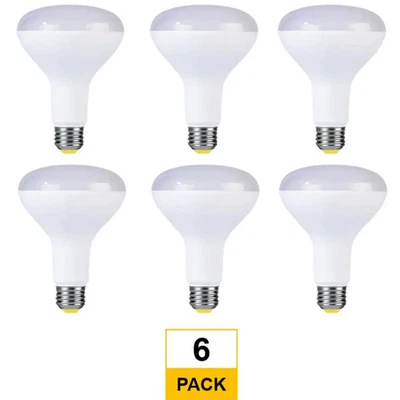 Halco LED BR30 Flood 9.5W 3000K Dim 90+ CRI 800L T20 T24 JA8 (6-pk) 80279 - Image 1 of 4