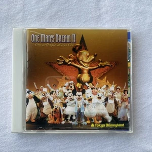 Tokyo Disneyland Disney Japanese One Mans Dream II CD mickey Minnie Mouse - Picture 1 of 9
