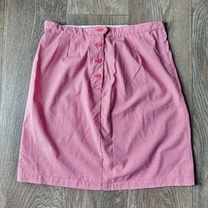 Vintage Christopher & Banks Womens Size 10 Pink Gingham Cottagecore Country - Picture 1 of 6