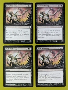 Dark Withering x4 Time Spiral 4x Playset Magic the Gathering MTG  - Picture 1 of 1