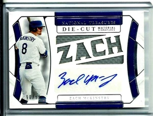 Zach McKinstry 2022 Panini National Treasures Die-cut Materials Auto # d 90/99 - Picture 1 of 4