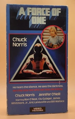 A Force of One VHS 1983, 1989 Chuck Norris **Buy 2 Get 1 Free** - Image 1 of 3