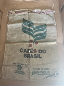 Nucoffee Café Do Brazil 150 libbre Sacchetto di fagioli in juta tela vuoto multiuso 3 - Foto 1 di 7