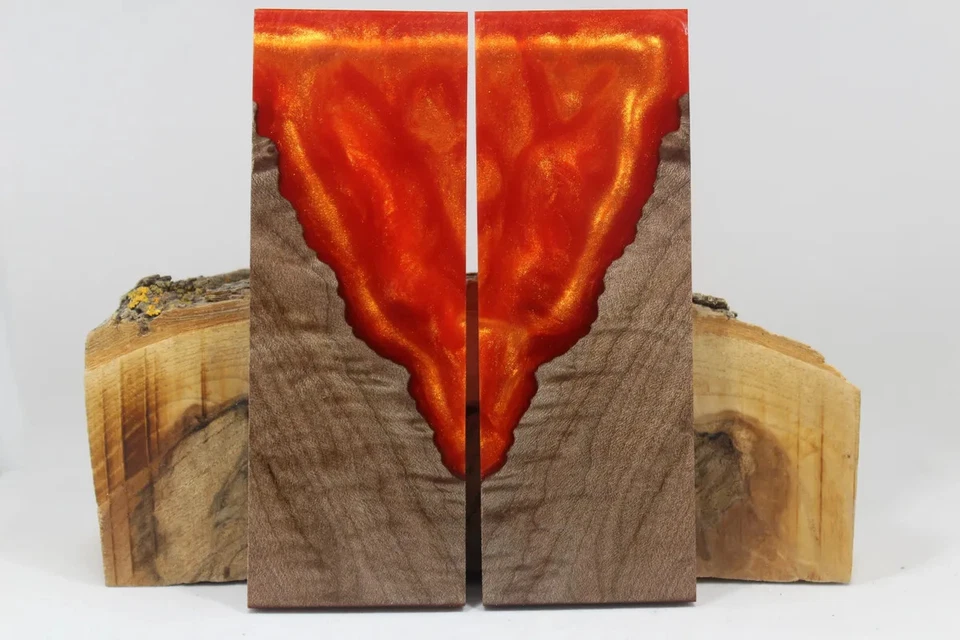 HÍBRIDO ESTABILIZADO ARCE ÓNIX MATERIAL DE MANGO DE CUCHILLO COMPUESTO PERSONALIZADO (1234) Foto 1 de 1