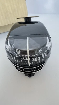 Sherrill 76588 Black Vintage Auto Nautical Boat Compass manufacturer part #76588 - Image 1 of 4